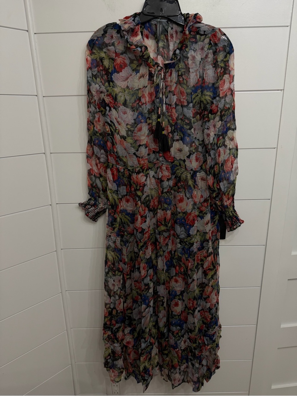 Anthropologie The Marais Printed Chiffon Maxi Dress Size Small 36688 - Picture 6 of 11